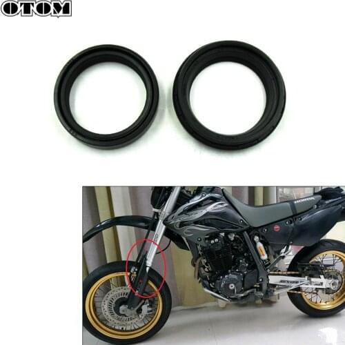 OTOM For HONDA XR250 XR400R XR500R XR600R XR650L Motorcycle Front Shock Absorber Oil Seal 43*54*11mm & Dust Seals 43*54*15mm Set