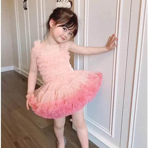 Baby Girls Dress Summer Cute Lace Cake Princess Dress For Formal Festival Birthday Party Performance Costumes Baby Girl Dresses