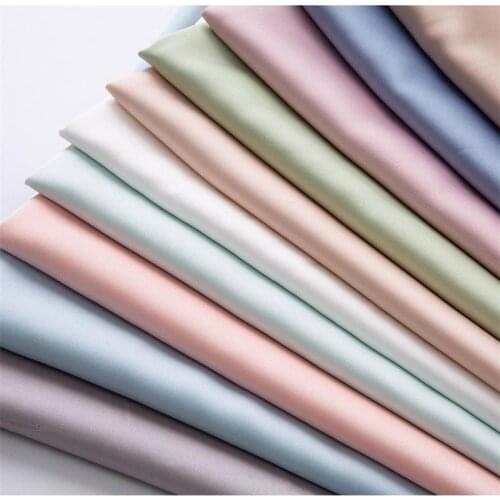 Silky Stretch Satin Chiffon Fabrics Drape Soft Handtouch For Sewing Dress Pajamas Wedding Dress Shiny Summer Tissus 50X150cm