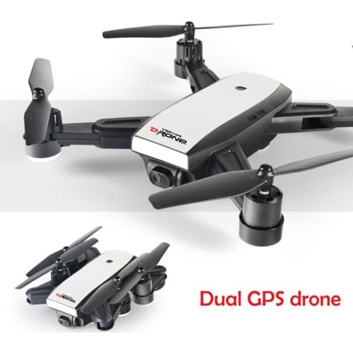 Foldable dual GPS drone Quadrocopter 300 Meters Distance Global Positioning 1080P HD Pro electric adjustable Camera RC drone toy