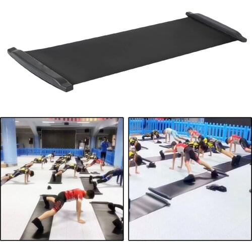 Slide Board with Stop Ends, 180x50cm Hockey Skating Training Sliding Mat with