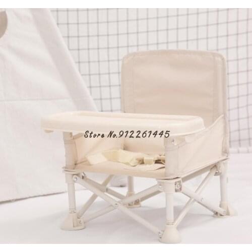 Baby dining chair multifunctional portable folding baby learning chair ins dining table home outdoor photo beach chair
