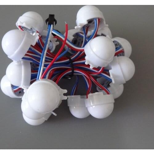30mm diameter; 12V;WS2811 IC3;addressable led smart module;0.72W;RGB full color;milky cover