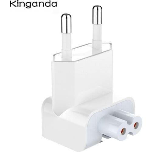 Euro Plug AC Duck Head for iPad Air Pro MacBook charger Suit for MagSafe 2 Wall Charge Power Adapter EU European Pin Plug