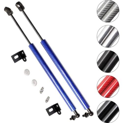 For KIA k2 RIO YB 2017-2020 2x Front Hood Bonnet Modify Gas Struts carbon fiber Lift Support Shock Damper Auto Absorber