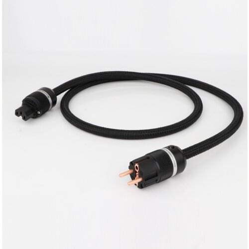Monosaudio Tsunami Series P903 EU AC Power Cable Audiophile AC Power Cable with Pure Copper IEC Connector HIFI Power Cable