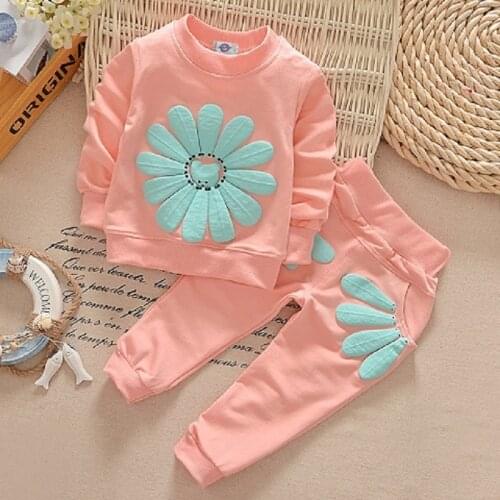 Kids Tales Rushed classic coat+pant Children boys girls sport clothing Baby clothes set kids girls spring and autumn clothes