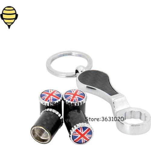 Tire Wheels Tyre Valve Cap UK Flag for Land Rover Jaguar Bentley BMW Benz Audi Peugeot Skoda Volkswagen Car Styling Accessories