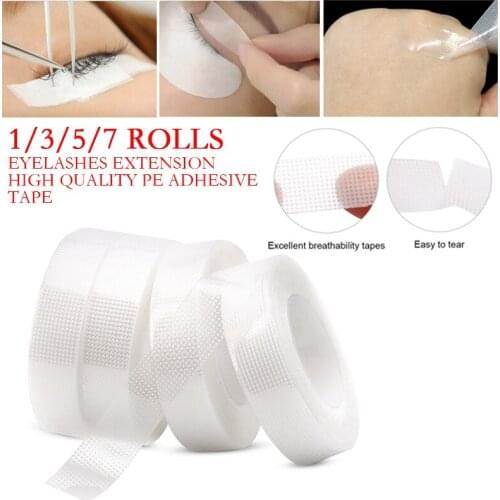 Salon Cosmetic Tools Eyelashes Extension Rolls PE Adhesive Tape Under Eye Patch False Lashes Grafting Beauty Kit 1/3/5/7