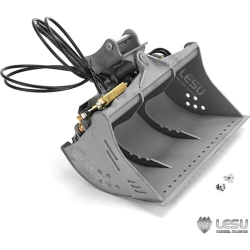 Metal Hydraulic Tiltable Bucket ESU 1/14 RC Komatsu PC360 AC360 Excavator Model TH17163