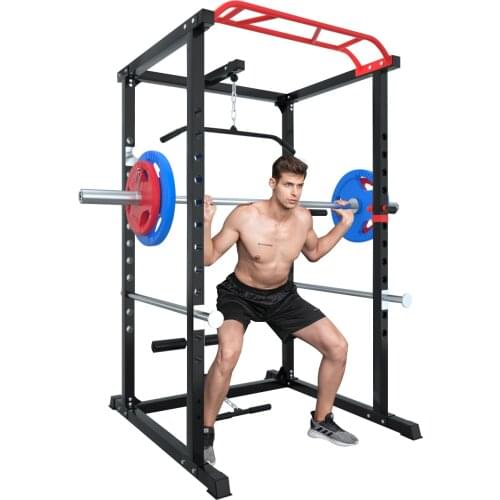 Multifunctional Household Squat Rack Frame Gantry Fitness Barbell Rack Gantry Combination Strength Gym Dedicated Frame