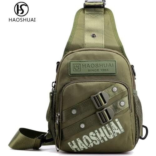 Mens Chest Shoulder Backpack Sling Cross Body Messenger Shoulder Bag for Men Military Tactical Chest Bag