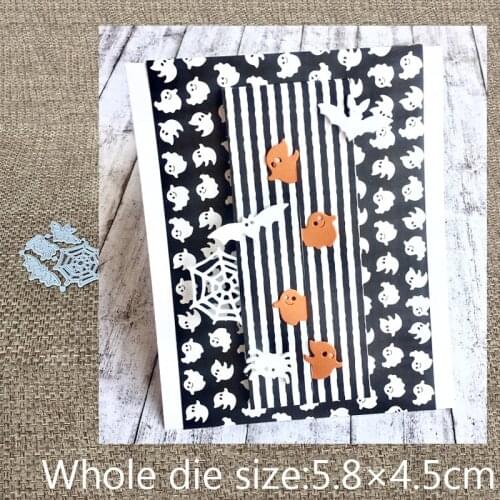 New Design Craft Metal Cutting Die cut dies 4pcs Bat spider web decoration scrapbook Album Paper Card Craft Embossing die cuts