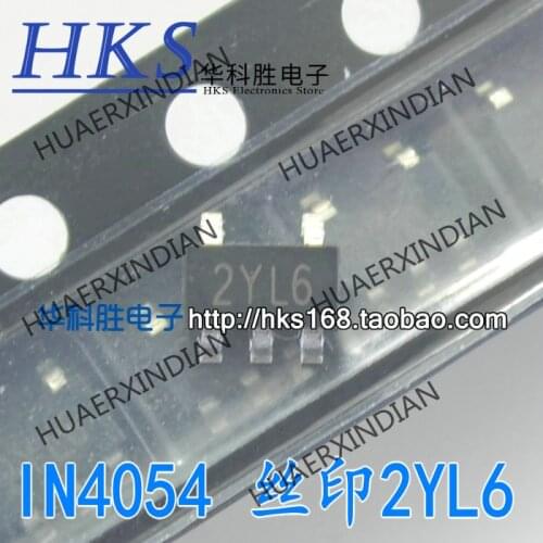 New Original 1N4054 IN4054 Printing 2YL6 SOT23-5