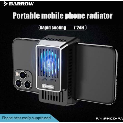 Barrow mobile phone cooler fan radiator Semiconductor rapid cooler Suitable Width 65mm-80mm,Tn 9.5mm PHCD-PA