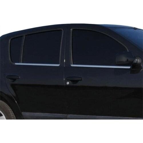 For Dacia Duster 2010 and Above 4 Piece Stainless Steel Window Frame Trim
