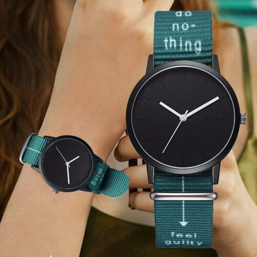 Casual Sports Quartz Watches For Women Vintage Canvas Dress Clock 2019 Fashion Design Luxury Womens Fashion Wrist Female Watch