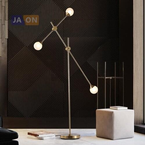 Led g4 Postmodern Iron Glass Golden White Rotated LED Lamp LED Light LED Floor Lamp Floor Light For Foyer Dinning Room Bedroom