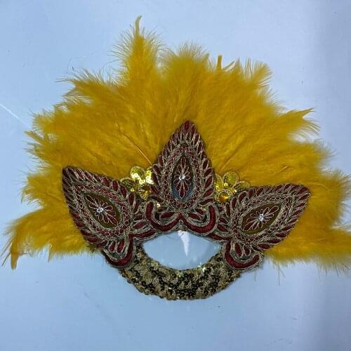 Feather Hand Fan Handmade Luxurious African Dance Stones Feather Fans for Wedding Party Gift Dropshipping Top Wedding Decoration