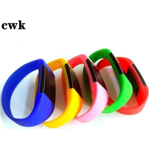 1Pcs ID 125KHz EM4305 T5577 RFID Waterproof Silica Smart Wristband NFC Bracelet Token Replicable Writable Keyfobs Key Tag Card
