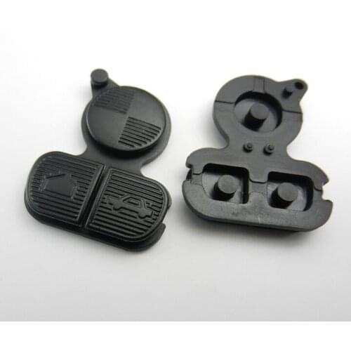 Replacement 3 Button Rubber Pad For BMW 3 5 7 Series 740 E38 E39 Remote Key 10PCS/lot