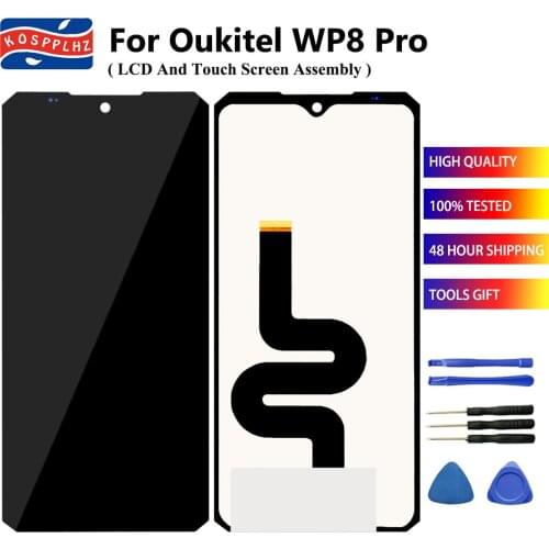 6.49" For Oukitel WP8 Pro LCD Display + Touch Screen Assembly Replacement For OUKITEL WP 8 WP8 Pro Smartphones Parts + Glue