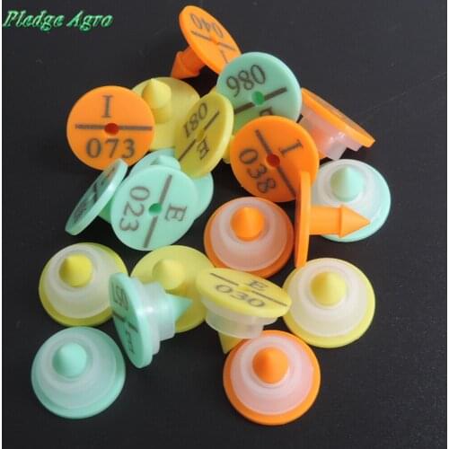 Rabbit Ear Tags Animal Identification Management Tag Plastic Number For Bunny Farm Pet Rabbits Farming Tools Hamster Rabit