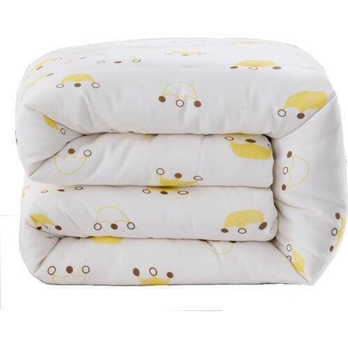 180x200 100%Fresh Cotton Handmade Quilt Thick Winter Comforter edredon cama Queen Very Warm Winter Duvet Heavy Blanket Bed cover