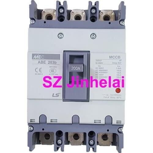 ABE203b Authentic original ABE 203b LS Molded case circuit breaker ABE-203B Air switch 3P 100A/125A/150A/175A/200A/225A