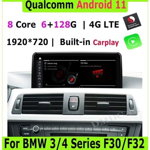 Qualcomm Android 10.0 Car Multimedia Player GPS Navigation for BMW F30 F31 F34 F32 F33 F36 2013 2014 2015 2016 2017 Radio Stereo
