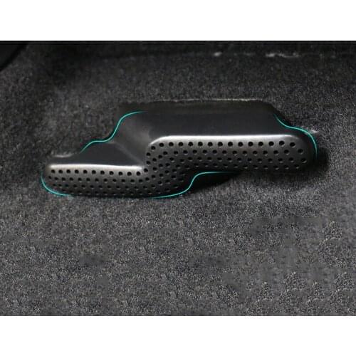 2PCS/Set Car Air Outlet Cover For Mini Cooper One F60 F56 F55 F54 Back Seat Under Car Rear Seat Air Conditioning Vent Cover Net