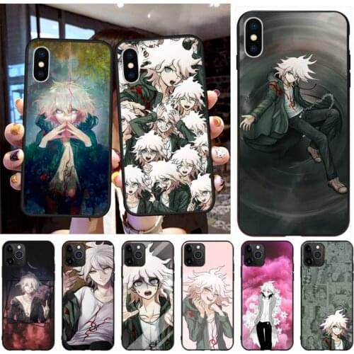 Makoto Nagito Komaeda Anime Phone Case for iphone 12 pro max 11 pro XS MAX 8 7 6 6S Plus X 5S SE 2020 XR case