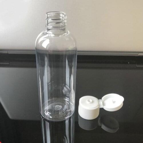 Flacon vide plastique 10ml/30ml/50ml/60ml/100ml Makeup Bottles Cap Plastic Lotion Empty For Liquid Flip Cream A0W7