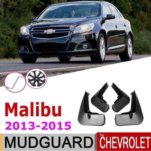 Car Mudflaps For Chevrolet Malibu 2015 2014 2013 Front Rear Fender Mud Guard Flaps Splash Flap Mudguards Accessories