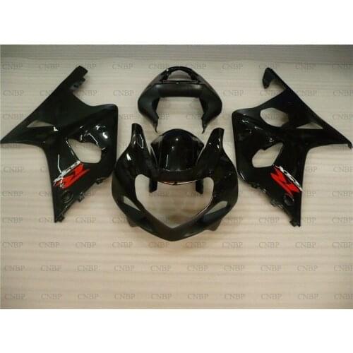 GSX R 600 750 1000 2000 - 2003 K12 Abs Fairing GSX R 600 750 1000 2003 01 00 Black Full Body Kits