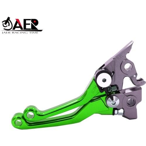 JAER CNC Pivot Foldable Clutch Brake Lever For Kawasaki KLX125 D-TRACKER125 2010-2016 KLX250 DTRACKER 2008-2016 KLX150S 09-2013