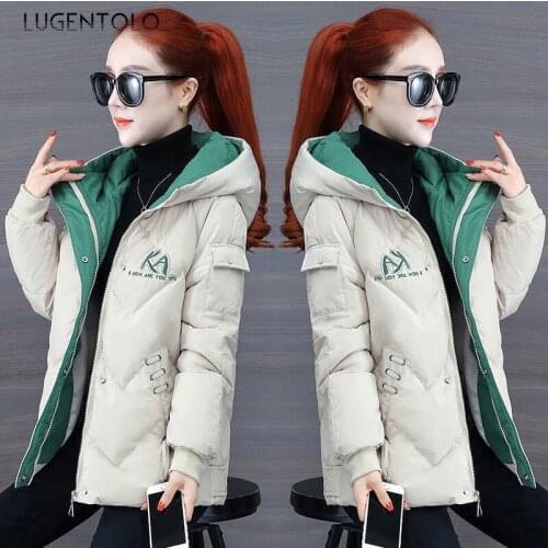 Lugentolo Women's Straight Down Jackets