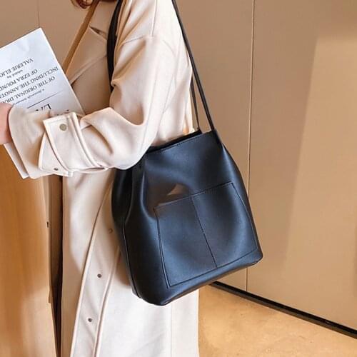 Fashion Womens Bag 2020 Womens PU Leather Handbags Luxury Lady Hand Bags Women Composite Bag Tote