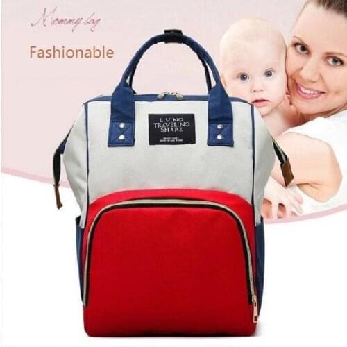 Fashion Bag Backpack Multifunction Travel Back Pack Maternity Baby Nappy Changing Bags Large Capacity Waterproof Mommy bag