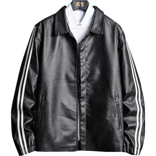 Winter New Men Motorcycle PU Leather Jacket Male Zipper Outdoor Autumn Outwear Jackets And Coats