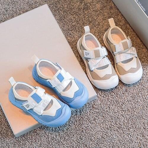 Girls' Shoes Sports Shoes 2021 New All-match Shoes Childrens Fashion Sneakers Boys Casual White Shoes Flats Breathable Hollow