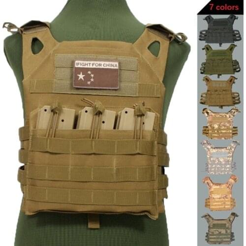 Wholesale Army Green Tactical Combat Vest JPC Outdoor Hunting Wargame Paintball Protective Plate Carrier Waistcoat Airsoft Vest