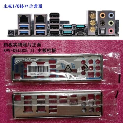 Original IO I/O Shield BackPlate Blende Bracket For Asus X99-DELUXE II