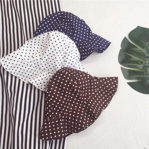 Unisex Bicycle Bucket Dot Hat Summer Foldable Women Outdoor Sunscreen Fishing Hunting Cap Basin Sun Prevent Hats Cappelli Donna