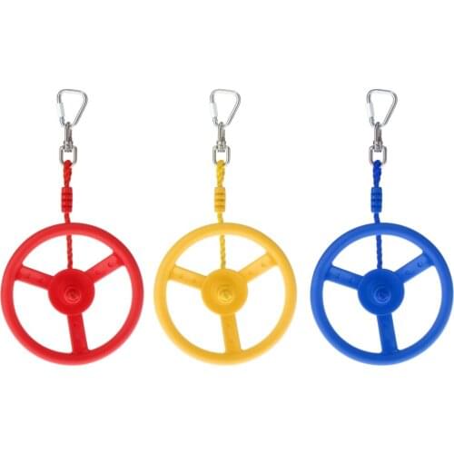 Kids Childrens Steering Wheel For Climbing Frame, Tree House & Play House Small Cabin Accessories Outdoor Toys
