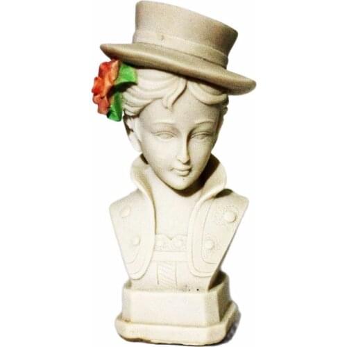 Lady Statue Candle Silicone Molds Soap Plaster Resin Clay Moulds