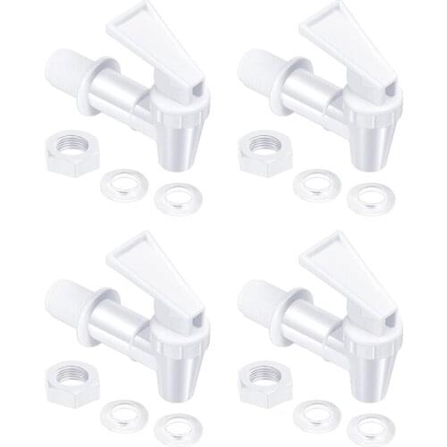 4 Pieces Replacement Cooler Faucet Water Bottle Jug, Dispenser Tap Set, Reusable Spigot Spout Water Beverage Dispenser