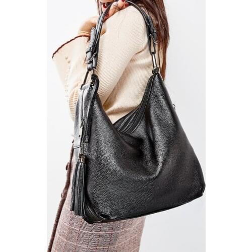 CGA Genuine Leather Handbags For Women Large Capacity Shoulder Bags Casual Handle Bag 2021 Fashion Hot Lady Shopping Bolso