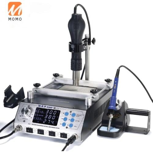 Hot air soldering station WEP 853AAA+ preheat 3 in 1 functional rework station