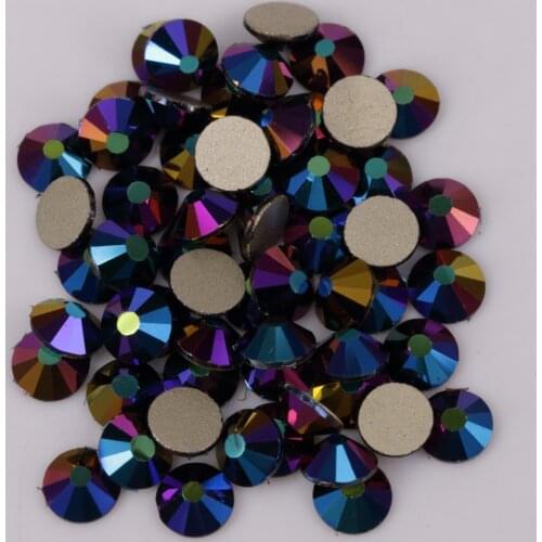 High Quality ss3-30 Ghost Grey Glue On Flat Back Crystals / Non Hotfix Rhinestones